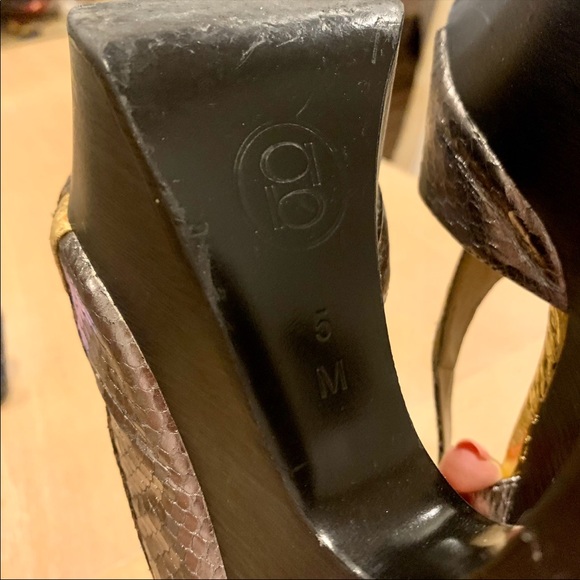 Bebe Snakeskin Heels - Picture 11 of 11